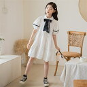 子供 ワンピース ピアノ 発表会 女の子 夏服 カジュアル 夏 かわいい 学園風 キッズ服 ジュニア 子ども ガールズ フォーマル 演奏会 結婚式 七五三 海外旅行 花火大会 祭り 入学式 入園式 卒園式 120cm-160cm
