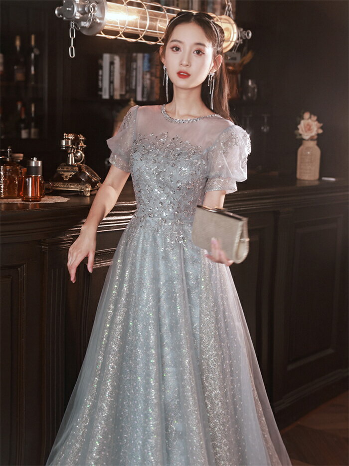 ロングドレス 演奏会 カラードレス ブルー 二次会ドレス カラードレス 結婚式 花嫁ドレス ブライダル 前撮り 披露宴 コンサート イブニングドレス カクテルドレス パーティードレス ピアノ 海外挙式 大きいサイズ