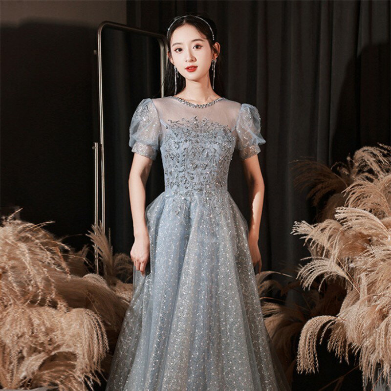 ロングドレス 演奏会 カラードレス ブルー 二次会ドレス カラードレス 結婚式 花嫁ドレス ブライダル 前撮り 披露宴 コンサート イブニングドレス カクテルドレス パーティードレス ピアノ 海外挙式 大きいサイズ