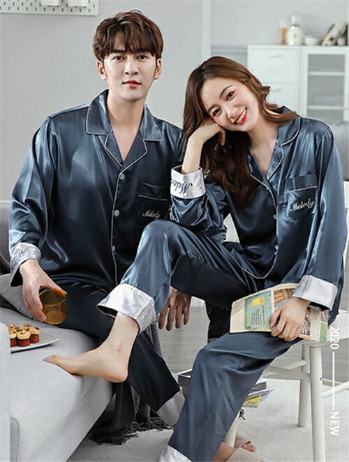 パジャマ ペアパジャマ カップルパジャ パジャマ 大きいサイズ レディース メンズ ルームウェア 長袖 上下セット 前開き ナイトウェア 部屋着 ギフト セットアップ かわいい プレゼント 春夏 上品 彼氏 彼女 お揃い 長ズボン お祝い 寝間着 寝巻き 送料無料