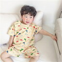 パジャマ キッズ 半袖 女の子 男の子 ベビー ルームウェア 上下セット子供服 かわいい パジャマ子供 ルームウェア お昼寝 寝間着 着心地バツグン ストレッチ...