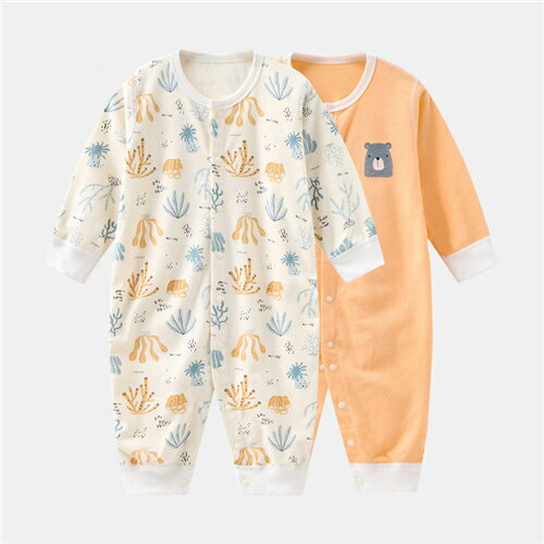 ロンパース 長袖 女の子 ベビー服 カバーオール 子供服 綿 春 夏 出産祝い 新生児 赤ちゃん かわいい 贈り物 送料無料