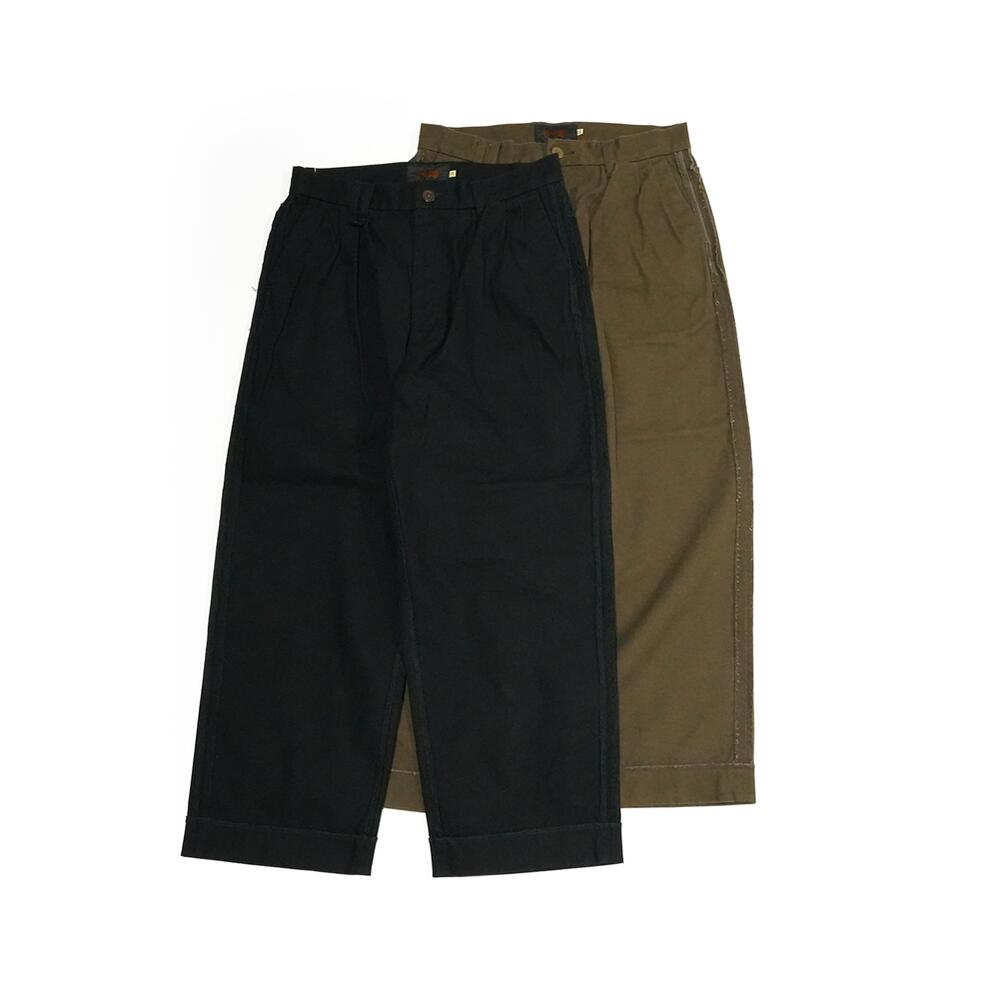 No:VOO-1153 Name:TRICK TROUSER Color:Coffee/Black【VOO_ヴォー】