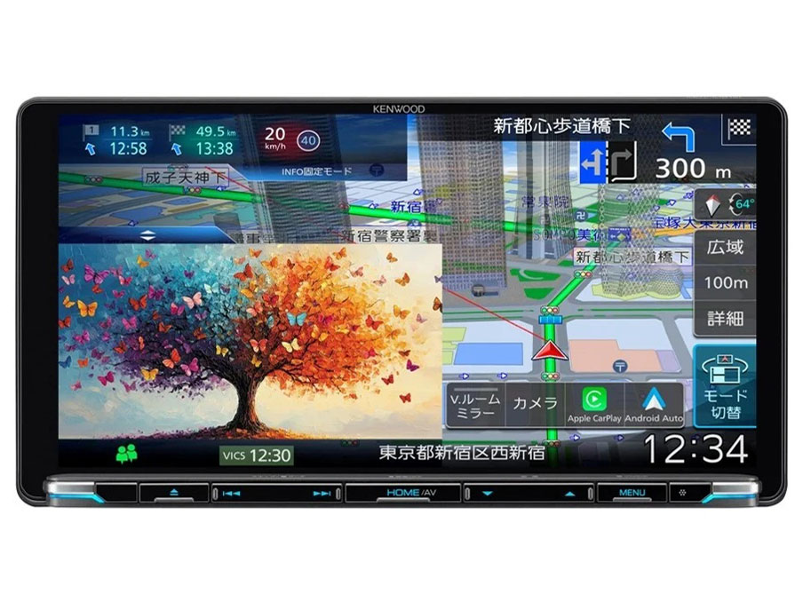 Rakuten - KENWOOD 9V型 AVナビゲーションシステム MDV-M912L 彩速 インダッシュモデル ケンウッド