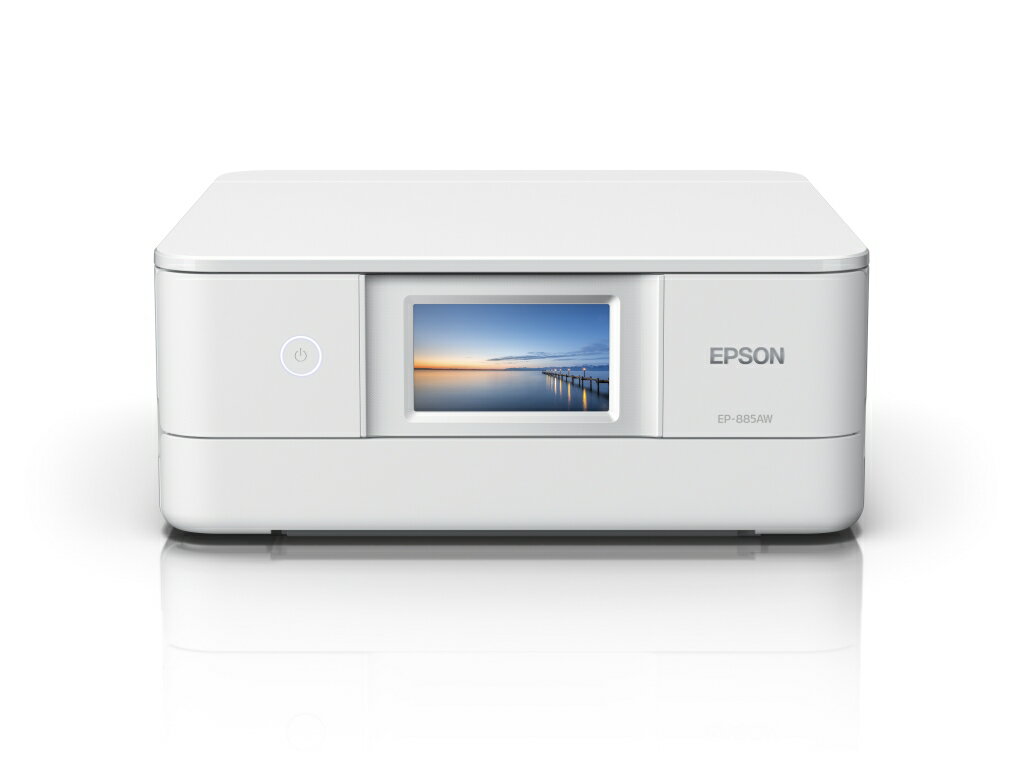 【新品/在庫あり】EPSON カラリオ EP-885AW ホワイト A4カラーインクジェット複合機 (6色/無線LAN/4.3..