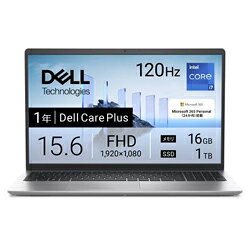 Dell 15 DC15250 ND85-GHM3SCYD プラチナシルバー 量販店モデル 15.6インチ Core i7-1355U メモリ 16GB SSD 1TB Win11 Home Microsoft 365 or Office H＆B202
