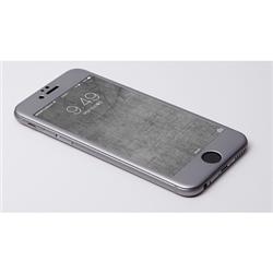 Rakuten - DG-IP6FAG4FGY W-FACE High Grade Glass & Aluminum ScreenProtector for iPhone6/6S Gray