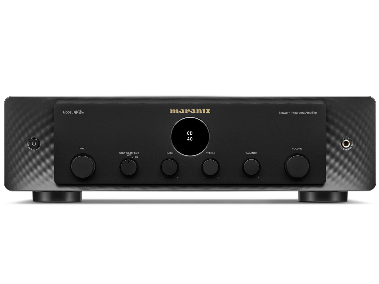 配送区分：Fサイズmarantz ネットワークプリメインアンプ MODEL 60n ブラック マランツ※ご注文手続き後、当店より発送予定日または取寄商品の在庫有無・納期を記載したご注文確認メールをお送りいたしますので必ずご確認をお願い致します。 《在庫あり》 HDMI ARCでテレビのサウンドをHi-Fiオーディオの世界に取り込み、「リビングオーディオ」を確立した「MODEL 40n」の多彩な機能性と豊かな音楽性、そしてクラスをリードする高音質を受け継いだミドルクラスのネットワークプリメインアンプ