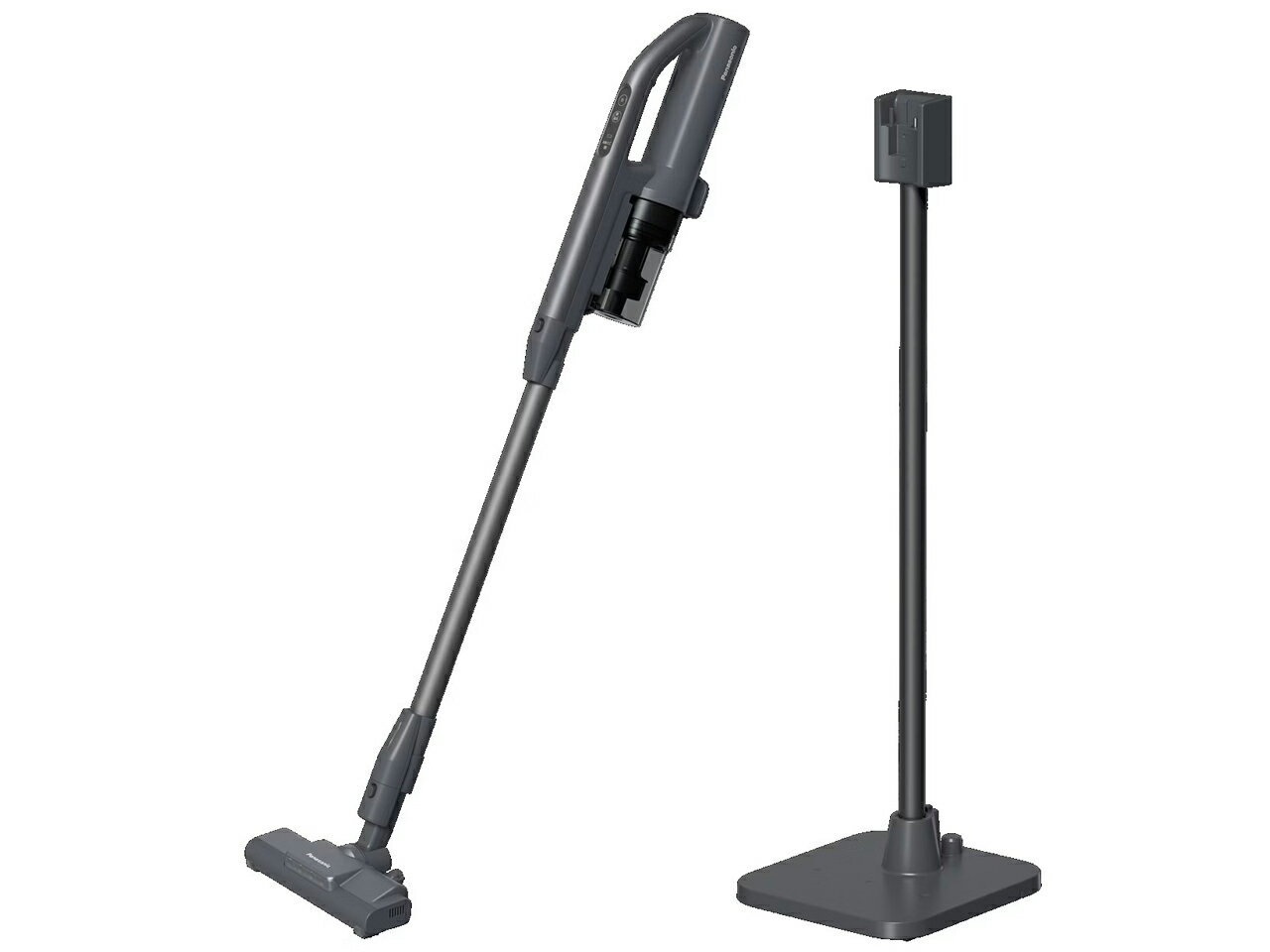 Rakuten - Panasonic パナソニック コードレススティック掃除機 MC-SB55K-A サイクロン式 軽量モデル スゴ取れセンサー ストーンブルー