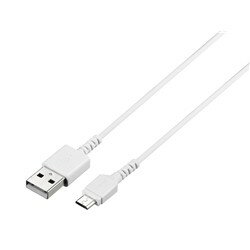 乐天商城 - BUFFALO バッファロー BSMPCMB215WH ホワイト 1.5m USB2.0ケーブル（Type-A to microB）