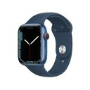 アップルウォッチ スマートウォッチ（売れ筋ランキング） 【新品/在庫あり】Apple Watch Series 7 GPS+Cellularモデル 45mm MKJT3J/A [アビスブルースポーツバンド]
