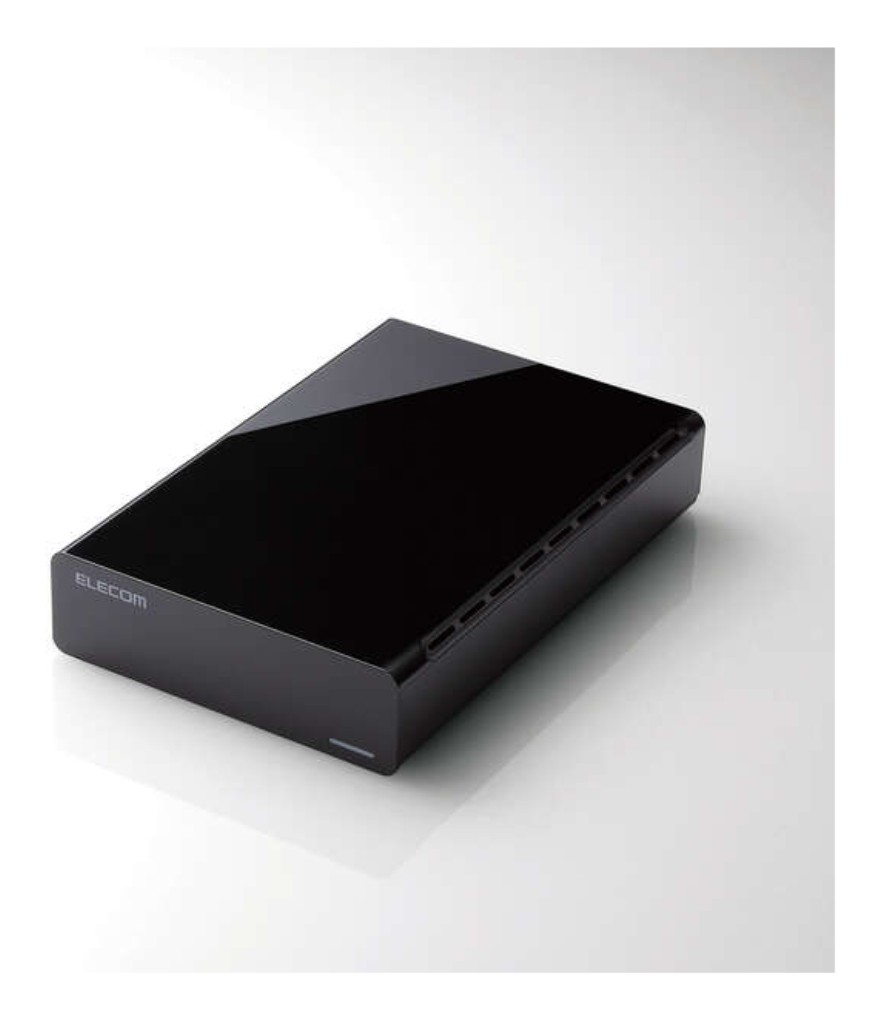 ELECOM Desktop Drive USB3.2(Gen1)8.0TB Black ELD-HTV080UBK ブラック 番組録画向け デスクトップハードディスク