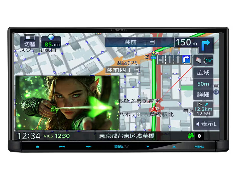 Rakuten - KENWOOD 7V型 AVナビゲーション MDV-L613 180mmモデル ケンウッド