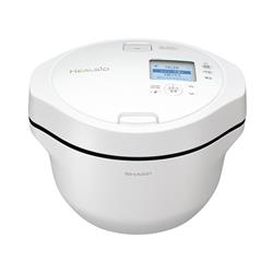 SHARP シャープ 水なし自動調理鍋 2.4L ヘルシオ ホットクック プレミアムホワイト KN- ...