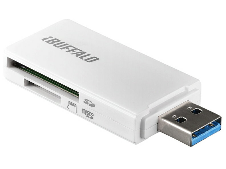 Rakuten - BUFFALO バッファロー BSCR27U3WH ホワイト USB3.0 SD/microSD専用 カードリーダー