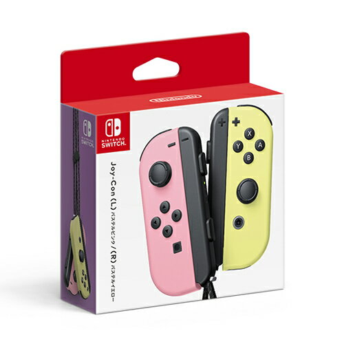 【新品/在庫あり】[ニンテンドースイッチ 周辺機器] Joy-Con(L) パステルピンク/(R) パステルイエロー [HAC-A-JAVAF]