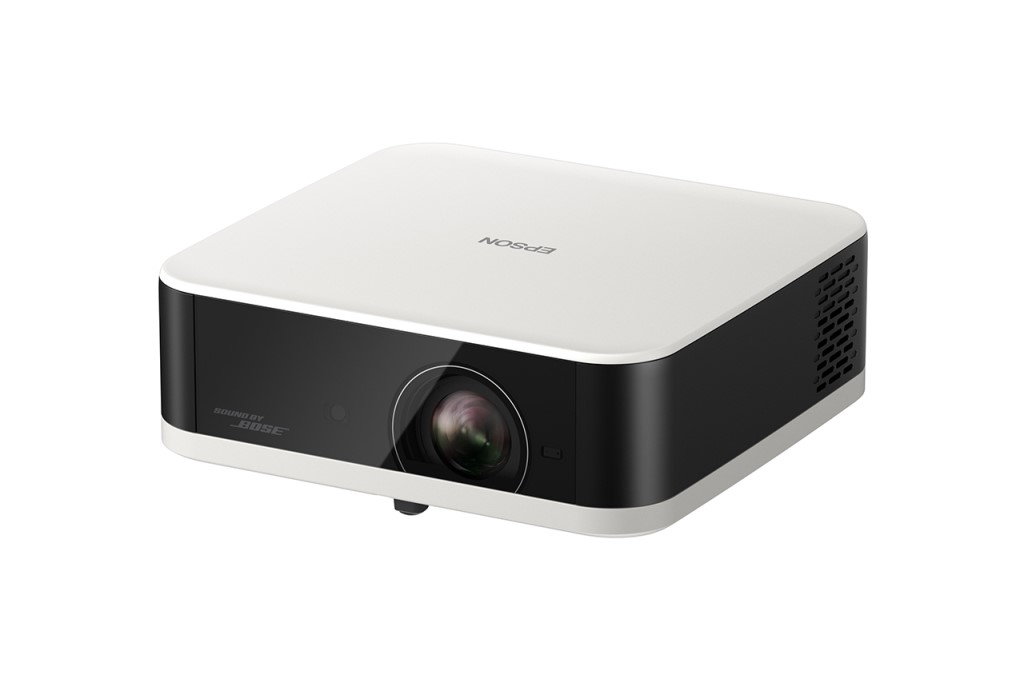 Hewlett Packard - EPSON エプソン Lifestudio Pop EF-61W ホワイト 家庭用プロジェクター コンパクトモデル/700lm/3LED(3原色LED)/Full HD/