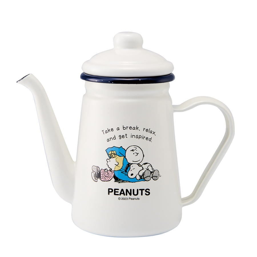 スヌーピー［SNOOPY］　ホーローカフェポット　SNJ-2305 豊琺瑯 食器　PEANUTS　ピーナッツ キャラクタ..