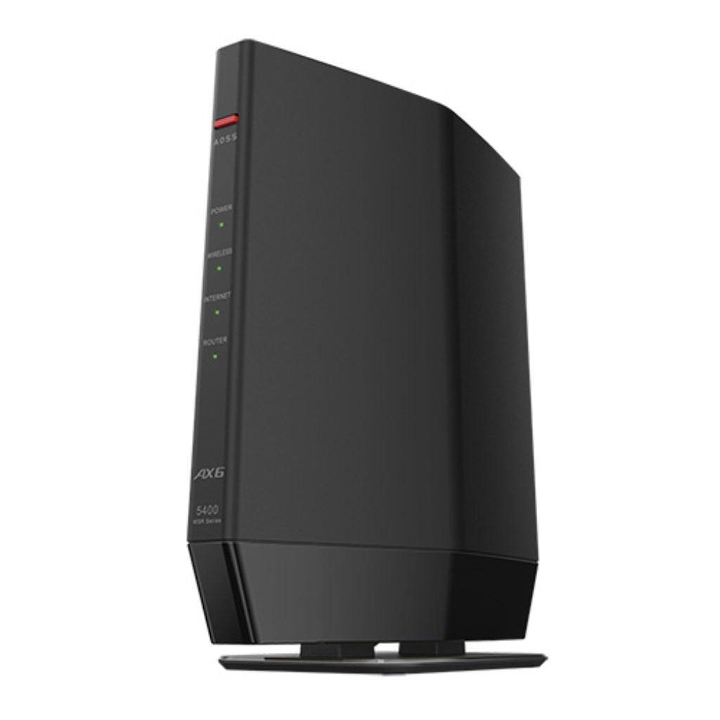 BUFFALO �Хåե����� AirStation WSR-5400AX6P-BK �֥�å� ̵��LAN�Ƶ�11ax/ac/n/a/g/b 4803+573Mbps