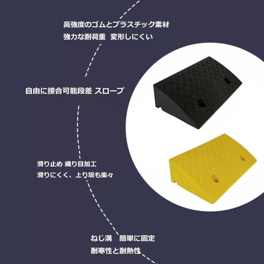 家庭用 段差プレートスロープ PVC樹脂 階段用スロープ 段差用スロープ 高さ3cm 4cm...