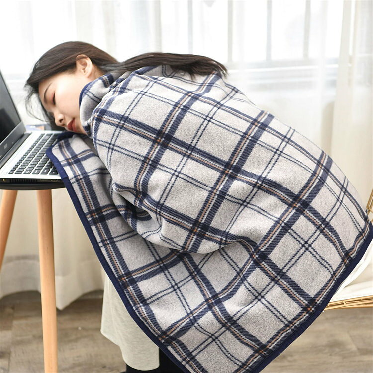 アッドキッチンの着る毛布 防寒対策 ブランケット ひざ掛け 羽織る シープボア 厚手 おしゃれ ベビー 北欧 毛布 あったか 暖かい ふわふわ もこもこ メン｜アングル2