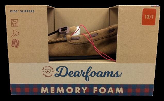 DEAFOAMS キッズ モカシン (19～19.5cm) ディアフォームズ 22833 キッズスリッパ