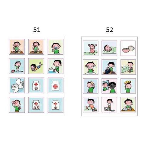 アドプラス　絵カードシール　マルチタイプ（絵柄12種12枚）