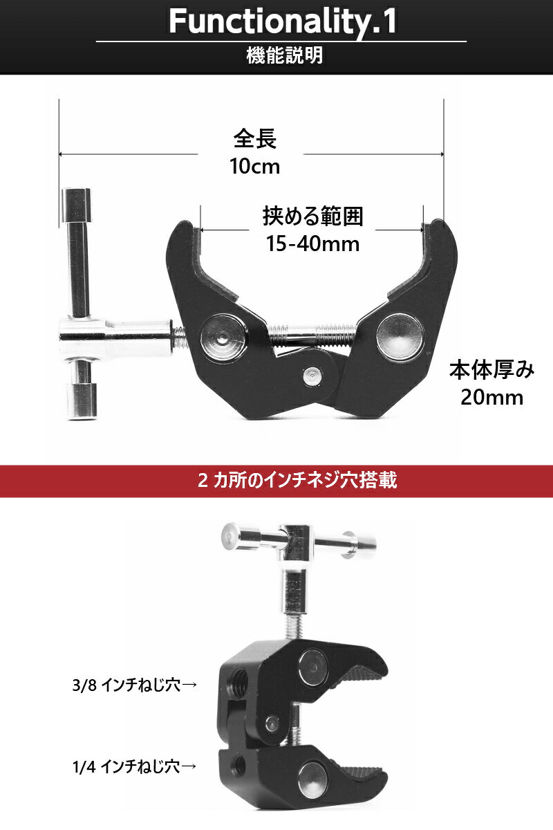 �����ѡ������� ����� ������ ���� 1/4 3/8 ������ͥ��� ����饢�������� �����ѡ������� 15-40mm�ѥ��׼��ղ�ǽ ����ߥ˥�����