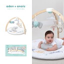 【エイデン アンド アネイ 公式ショップ】aden + anais アクティビティジム ライジングスター aagm10001j 81 x 57cm（ベビージム プレイジム 木製 知育 マット おもちゃ クッション お昼寝 タミータイム 出産祝い ギフト 出産準備 男の子 女の子 新生児 洗濯機対応）