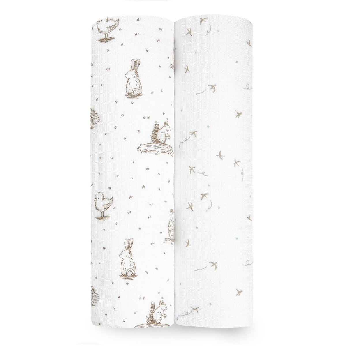 おくるみ スワドル 2枚セット エイデンアンドアネイ公式 バンブー レーヨン 赤ちゃん ベビー 新生児 夜泣き 対策 退院 aden+anais essentials シルキーソフト ヒーリングネイチャー esws20005t 112 x 112cm 2