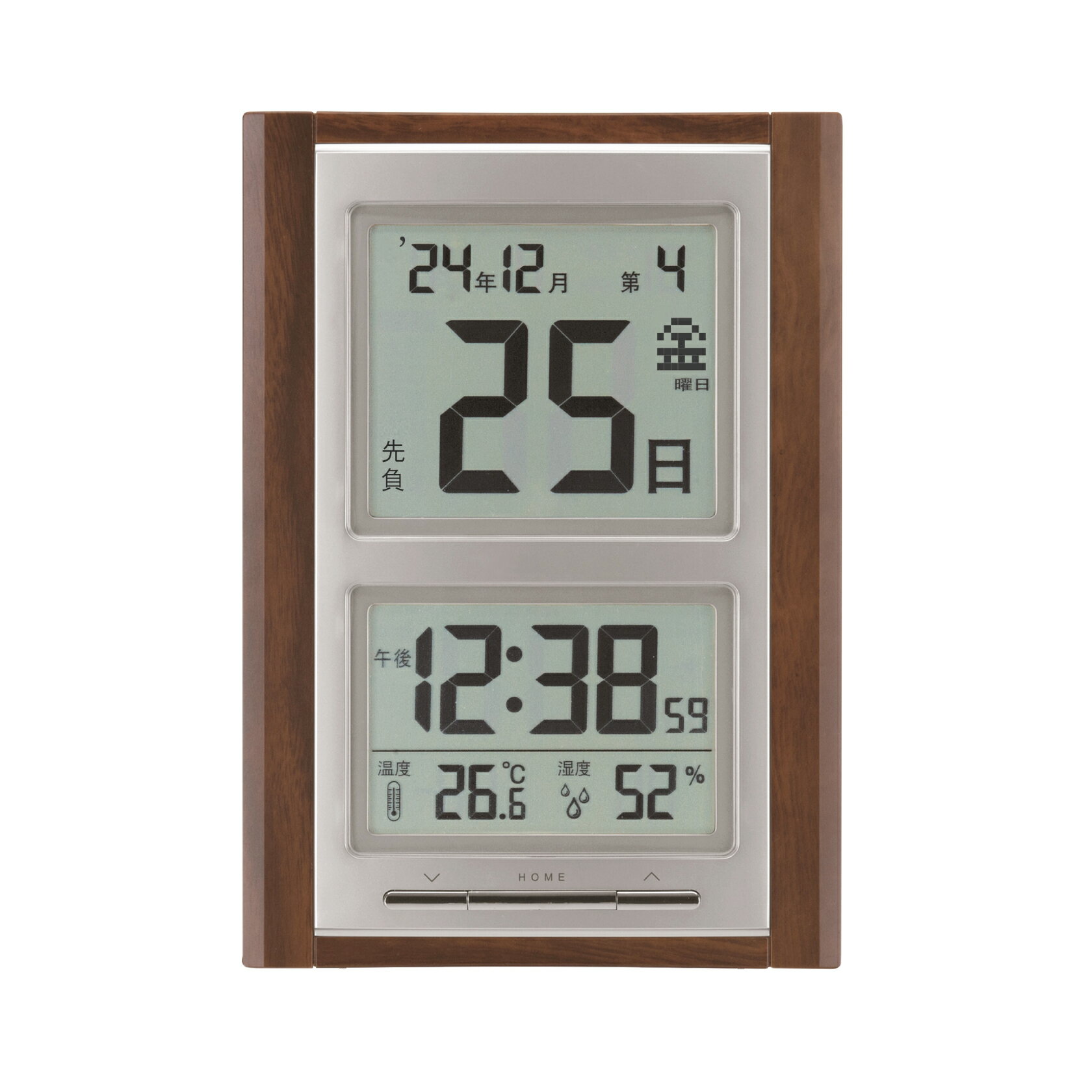 【シリーズ累計売上100万台突破！】 ADESSO(アデッソ) デジタルカレンダー 電波時計 カレンダー 2026 壁掛け おしゃれ 日めくり デジタル 卓上 時計 電子 万年 電波時計壁掛け 大型 電波 置き掛け兼用 ADESSO 認知症 介護 プレゼント ギフト おすすめ