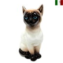 猫 キャット Cat ネコ 置物 動物 陶器 クラシック テイスト イタリア製