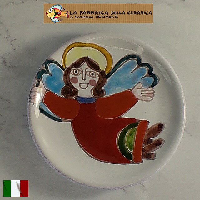 絵皿 飾り皿 壁掛け インテリア 芸術 スザンナ デ シモーネ イタリア 陶器