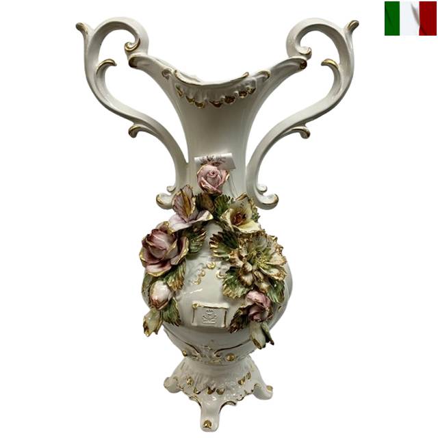 花瓶 陶器 アンティーク テイスト イタリア