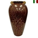 大壺 つぼ 壺 網目柄 亀甲柄 陶器 イタリア
