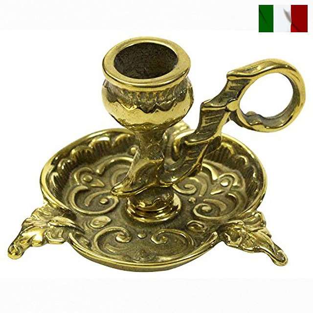 ロウソク立て キャンドルスタンド 真鍮 インテリア アンティーク ゴールド brass イタリア製