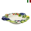 コンポート プレート イタリア食器 フルーツ 柄 大皿 おしゃれ