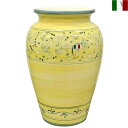 傘立て 花柄 クラシック インテリア イタリア 陶器