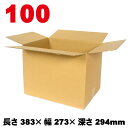 100サイズ A-M-100 20枚,30枚,50枚 / ダンボール箱 長さ383×幅273×深さ294mm 【北海道・沖縄・離島 配送不可、代引き不可】