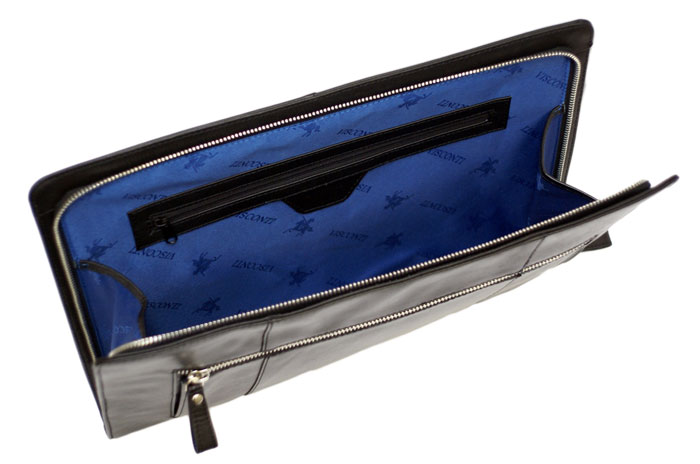 �ܳ�/A4/�Хåե������쥶�� ������ɥХå� /����å��Хå�/���/VISCONTI/ML26 HANZ�֥�å�