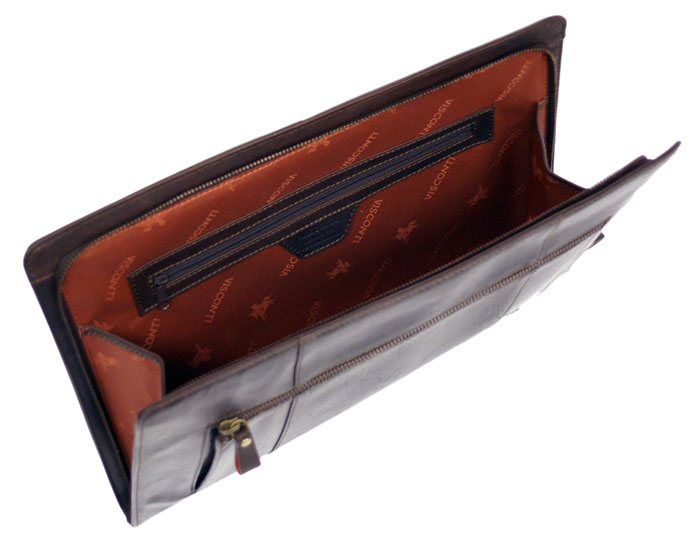 �ܳ�/A4/�Хåե������쥶�� ������ɥХå� /����å��Хå�/���/VISCONTI/ML26 HANZ�֥饦��