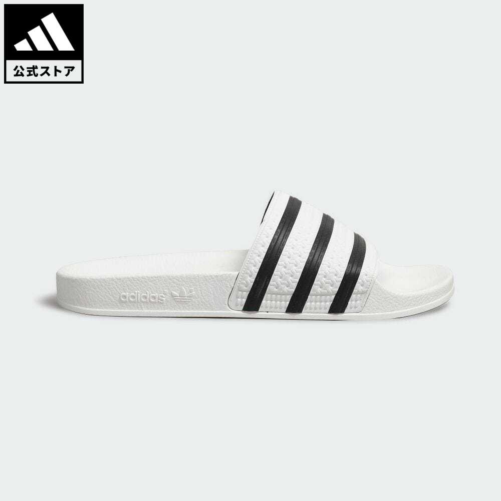 【公式】アディダス adidas 返品可 アディレッタ / ADILETTE オリジナルス メンズ レディース シューズ・靴 サンダル Slide / スライド 白 ホワイト 280648 whitesneaker p0517