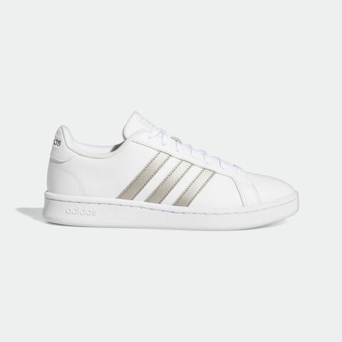 【公式】アディダス adidas テニス GRANDCOURT LEA W レディース シューズ スポーツシューズ 白 ホワイト F36485 テニスシューズ スパイクレス