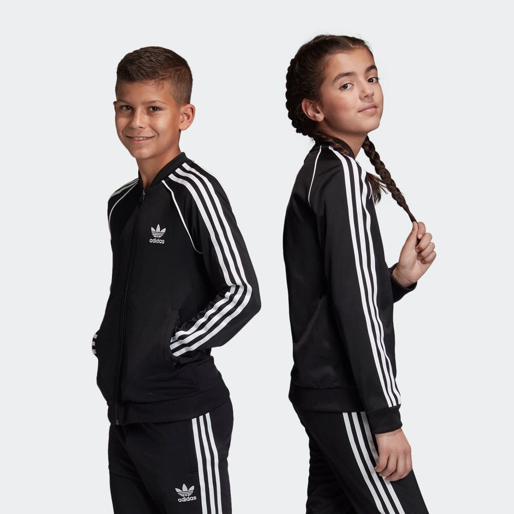 【公式】アディダス adidas SST TRACK TOP オリジナルス キッズ ウェア トップス ジャージ 黒 ブラック DV2896