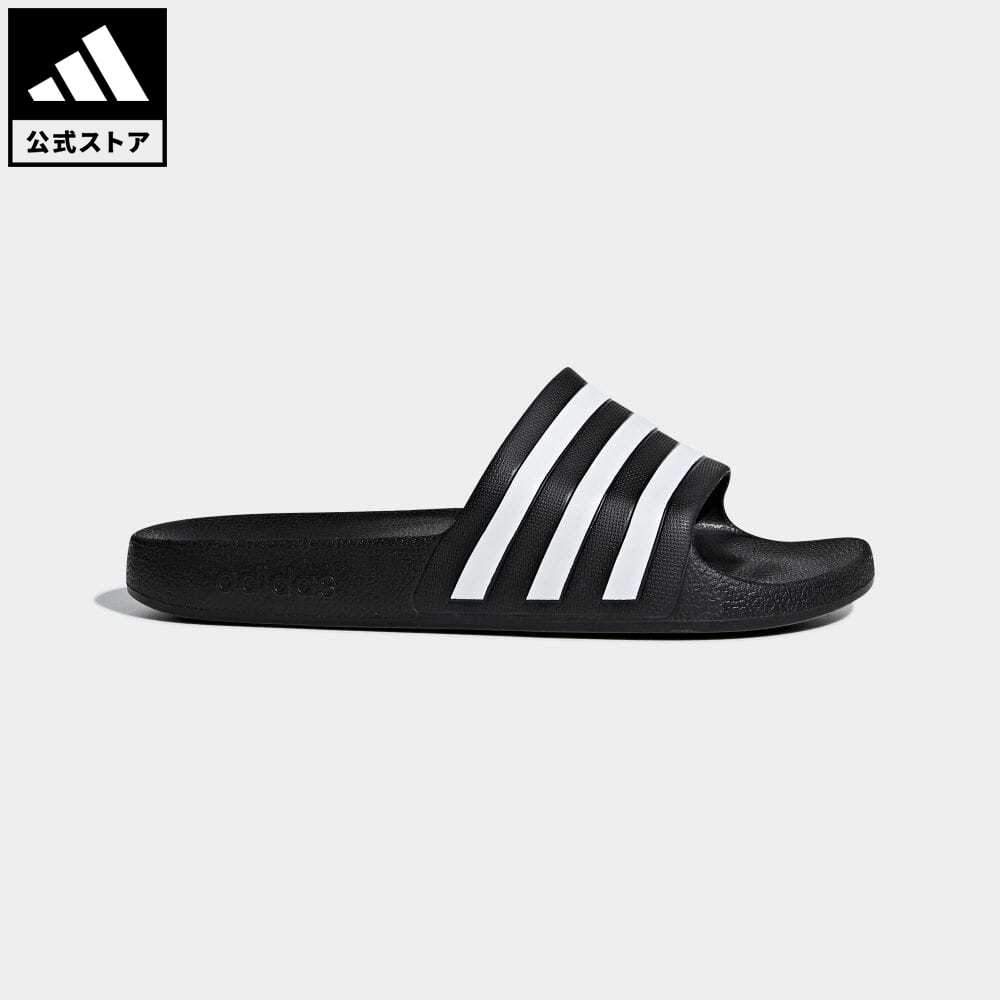 アディダス adidas 返品可 アディレッタ アクア / ADILETTE AQUA スポーツウェア メンズ レディース シューズ・靴 サンダル Slide / スライド 黒 ブラック F35543