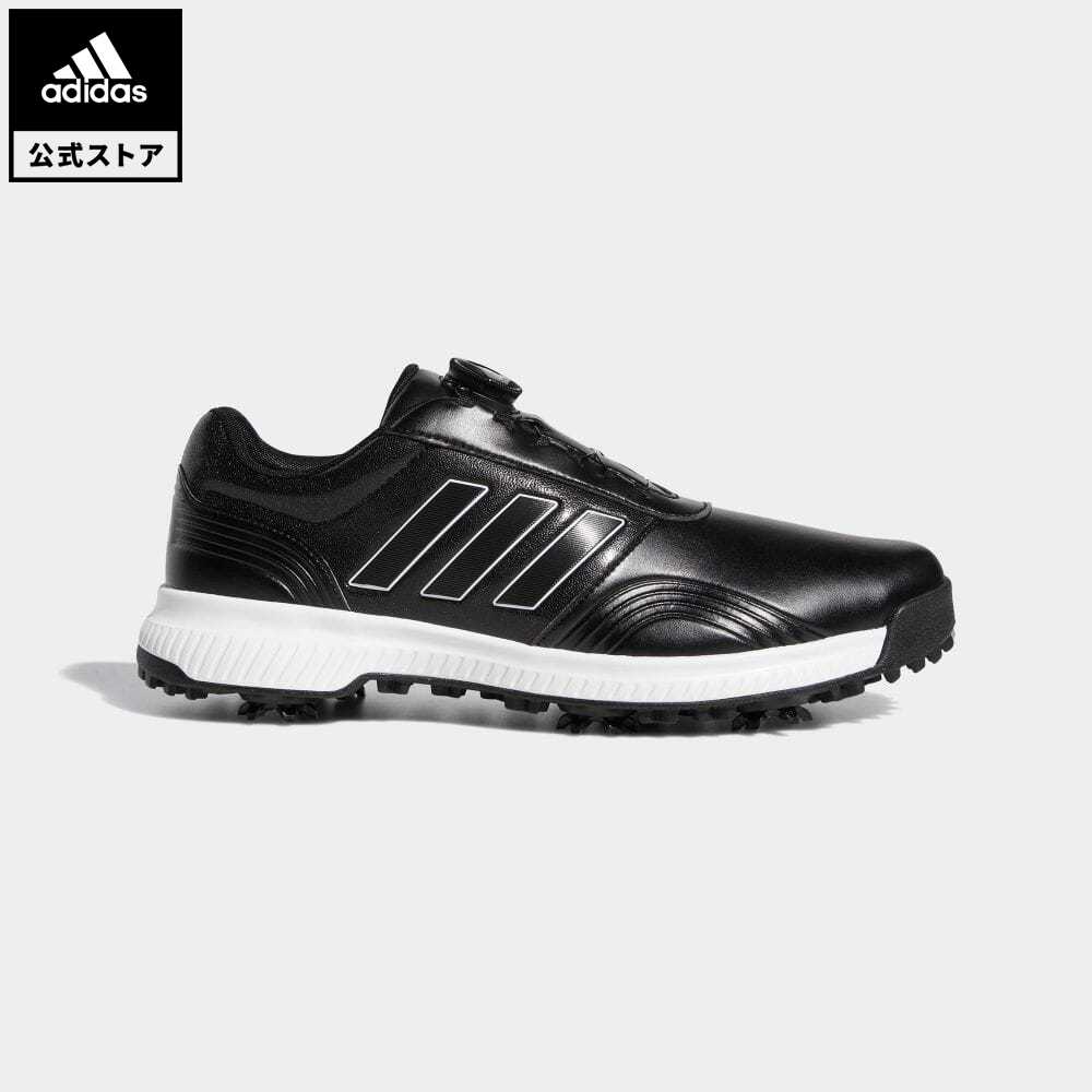 【公式】アディダス adidas 返品可 ゴルフ トラクション ボア メンズ シューズ スポーツシューズ 黒 ブラック BD7140