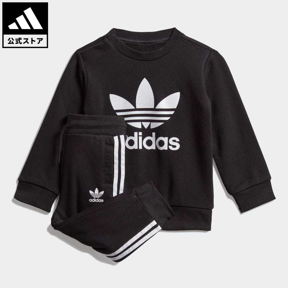 【公式】アディダス adidas 返品可 スウェットセットアップ オリジナルス キッズ／子供用 ウェ ...