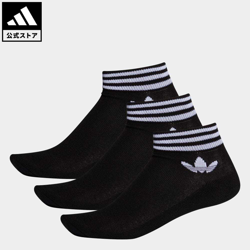   AfB X adidas ԕi gtHC AN\bNX 3g [TREFOIL ANKLE SOCKS 3 PAIRS] IWiX Y fB[X ANZT[ \bNXEC AN\bNX  ubN EE1151 ALOR rabty