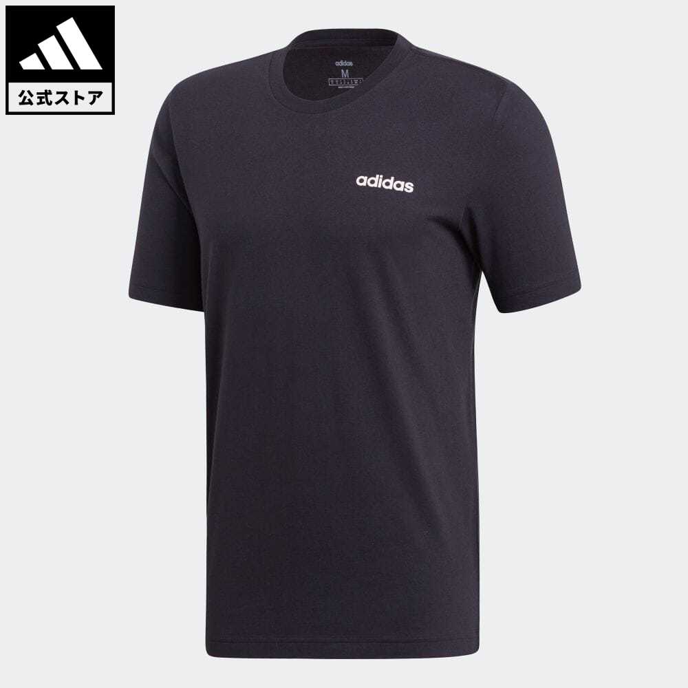 【20%OFFクーポン対象 08/19 10:00〜08/23 09:59】【公式】アディダス adidas 返品可 M CORE ベーシックTシャツ メンズ ウェア・服 トップス Tシャツ 黒 ブラック DU0367 半袖