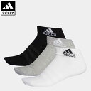   AfB_X adidas ԕi WEg[jO NbV AN \bNX 3g [Cushioned Ankle Socks 3 Pairs] Y fB[X ANZT[ \bNXEC AN\bNX O[ DZ9364